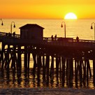 Sunset, San Clemente Pier